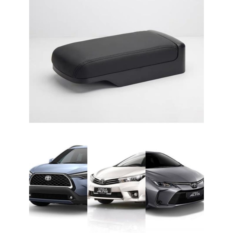 ที่พักแขน Corolla Cross , Altis 2014-2024 เบาะหนังแท้ ตรงรุ่น ครอบทับได้เลย