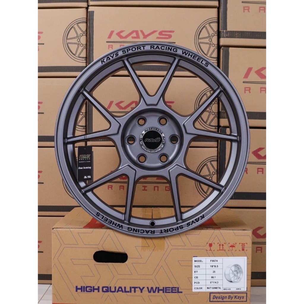 ล้อแม็กใหม่ - TC005 - ใส่ นาวาร่า  ตรงรุ่น ไม่ต้องแปลง  ขอบ18 กว้าง 8.5 x 8.5  x 6รู114.3 ET25/25