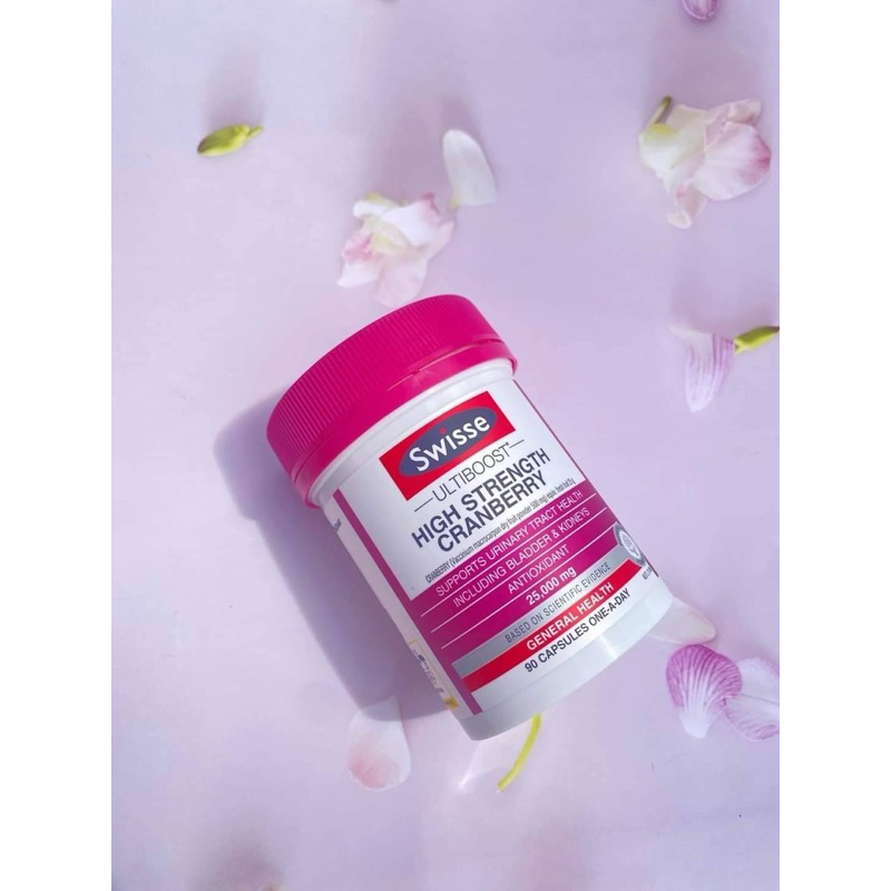 วิตามิน Swisse High Strength Cranberry 90 Capsules