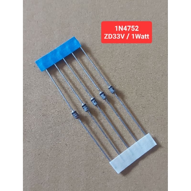1N4752 ZD33Volt / 1Watt (ห่อละ10ตัว)(ราคาห่อละ)