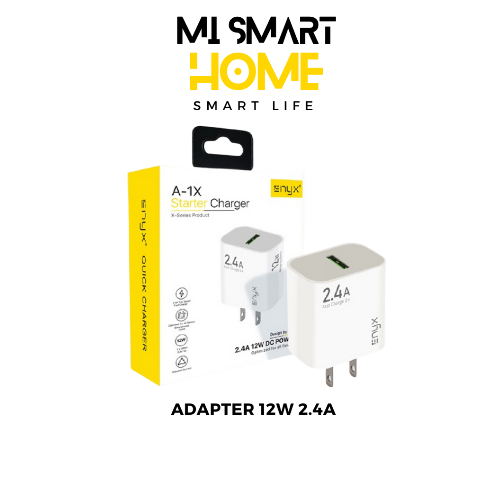 ENYX A-1X ADAPTER 12W 2.4A อะแดปเตอร์USB หัวชาร์จ USB ใช้กับกล้องวงจรปิด/สายชาร์จมือถือ จ่ายไฟเสถียร