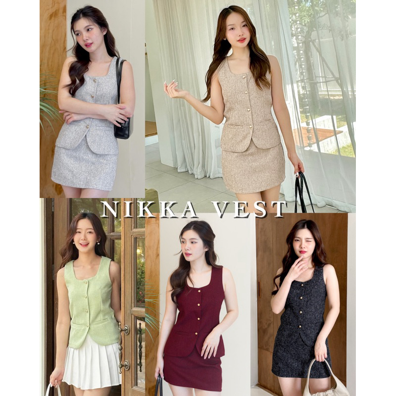 imily.style : nikka vest (เฉพาะเสื้อ)