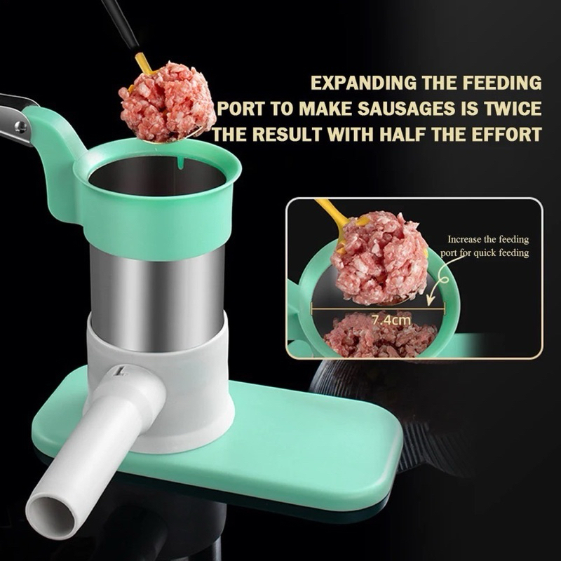 เครื่องมือคู่มือไส้กรอกสำหรับไส้กรอกด้วยตนเอง sausage  maker