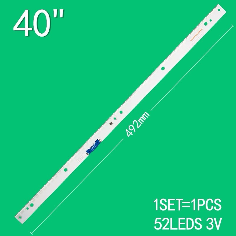 หลอดแบ็คไลท์ ทีวีSamsung 40นิ้ว 3V ยาว49cm 52 LED