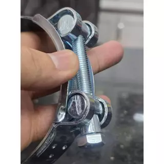 เข็มขัดรัดสายแรงดันสูง เหล็กหนา HEAVY GEAR มีขนาดให้เลือก 31 - 121mm. (1นิ้ว - 4นิ้ว) ยี่ห้อ ORBIT รุ่น HDW1 Cr3-Bright