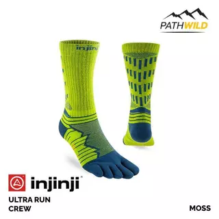 INJINJI ULTRA RUN CREW COOLMAX ถุงเท้าแยกนิ้ว เหมาะกับการวิ่ง การออกกำลังกายที่หนักหน่วง