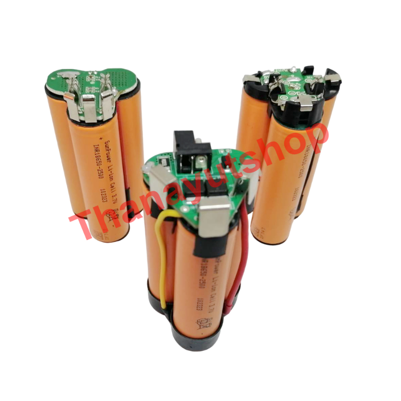 Battery Sunpower 2500mAh/12V สำหรับใช้เปลี่ยนในสว่านไร้สาย 3 รุ่น Makita,Bosch,สว่านจีนทั่วไป