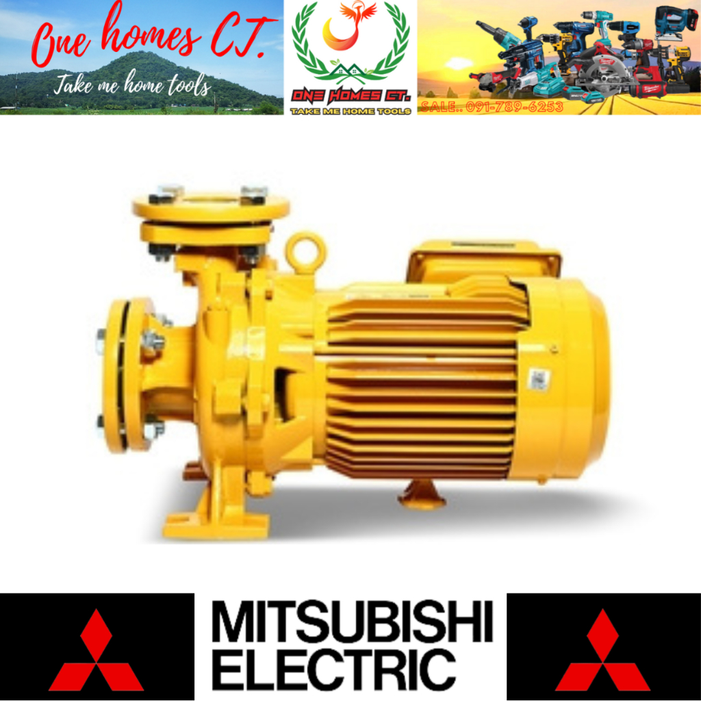 MITSUBISHI ปั๊มหน้าแปลน 2HP 3เฟส รุ่น WCM-1505F-T # ออก..ใบเสร็จ-ใบกำกับภาษี..ได้ครับ..