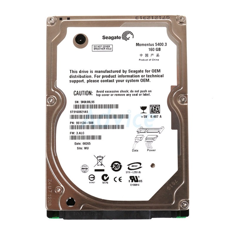 (NB/SATA-II-1Y) 160.GB Seagate (8MB.)
