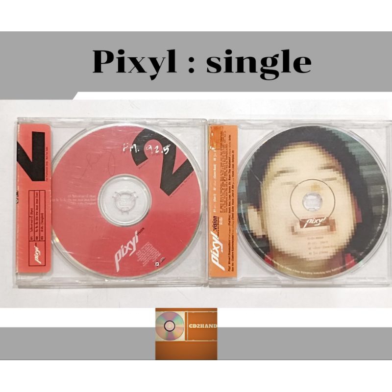 แผ่นซีดีเพลง แผ่นcd,แผ่นsingle,แผ่นตัด วง Pixyl อัลบั้ม Vision (ขาย2แผ่น)  ค่าย Bakerymusic