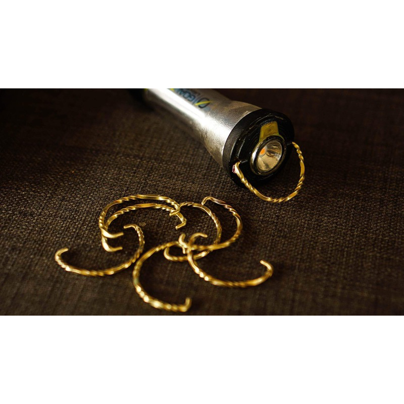 หูทองเหลืองดัดลายแต่งไฟ Goal Zero (ไม่รวมไฟ)