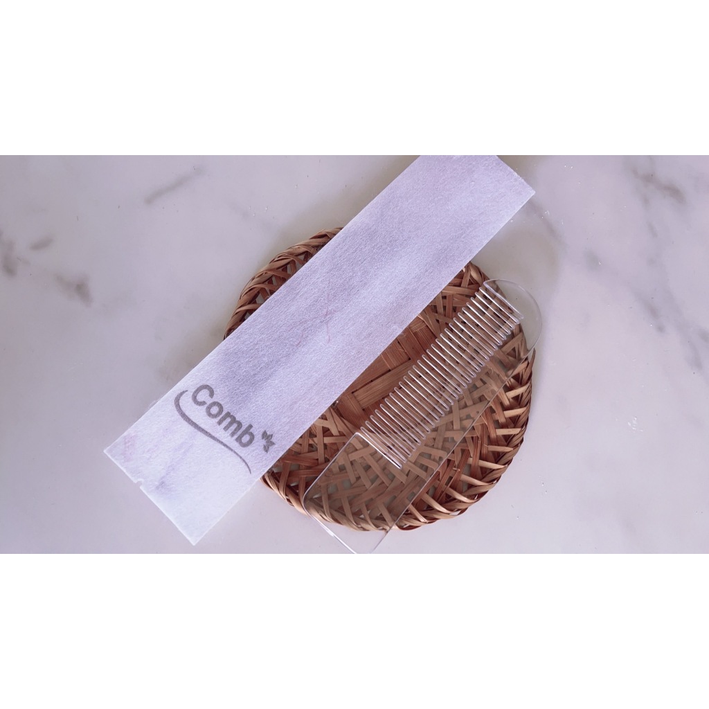 หวีโรงแรม หวีพกสั้น ชุดของใช้ในห้องน้ำโรงแรม ซองสปันบอนด์แพคละ50ชิ้น