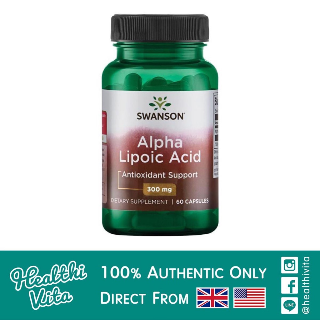 Swanson Ultra Alpha Lipoic Acid 300 mg. / 60 Caps ❌EXP. 08/26
