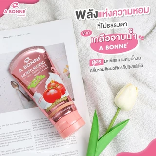 A Bonne เอ บอนเน่ มอยเจอร์ไรซิ่ง ซาวเวอร์ ครีม สครับ โทเมโท่ แอนด์ มิลค์ 230 กรัม