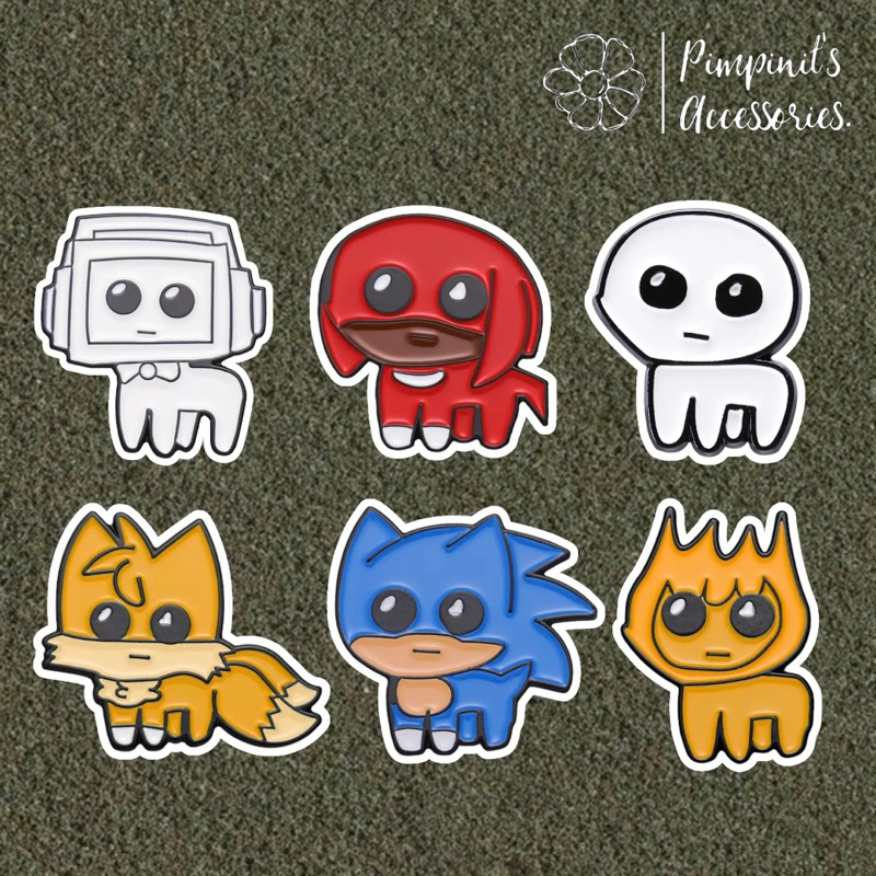 ʕ •ᴥ•ʔ ✿ พร้อมส่ง : เข็มกลัดเซ็ท TBH / Autism Creature | TBH / Autism Creature Enamel Brooch Pin Set