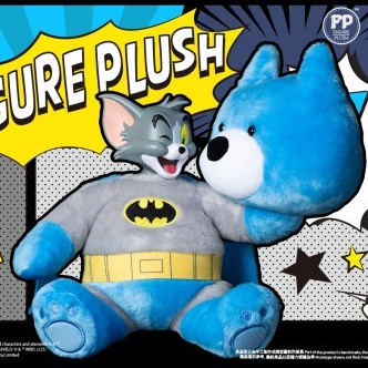 gachabox Tom and Jerry - Tom as Batman Figure Plush by Soap Studio - Doll ตุ๊กตา พร้อมส่ง