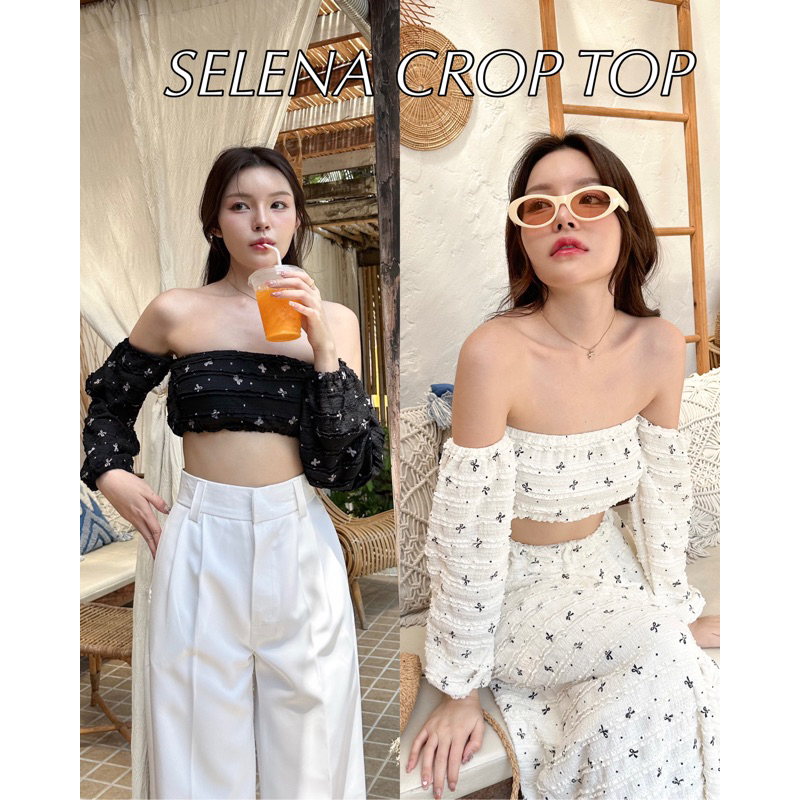 SELENA CROP TOP (เฉพาะเสื้อครอป)