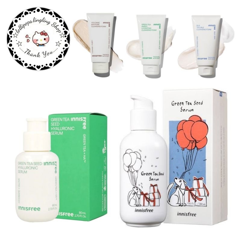 ☆🇰🇷New!! 🌱Innisfree Green Tea Seed Serum 80ml. | 🌱Holidays Limited Edition 160ml.☆ (พร้อมส่ง❤︎แท้💯)