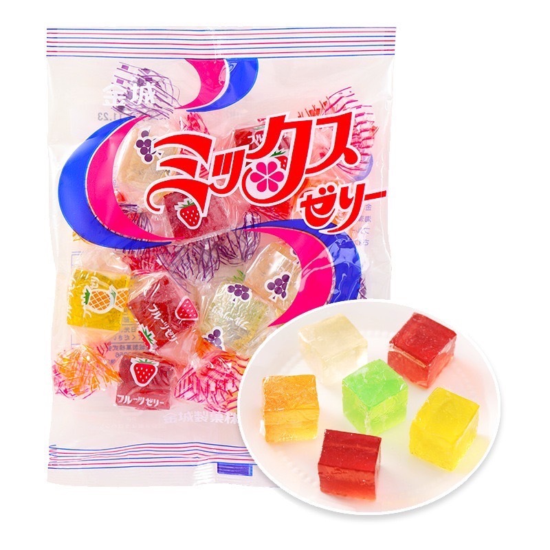 🔥 พร้อมส่งจากไทย 🔥 ของแท้ Kinjo Jelly Candy คินโจ เยลลี่น้ำแข็ง รสผลไม้ กินได้ทั้งเปลือก ตัวดังจากญี่ปุ่น 🇯🇵