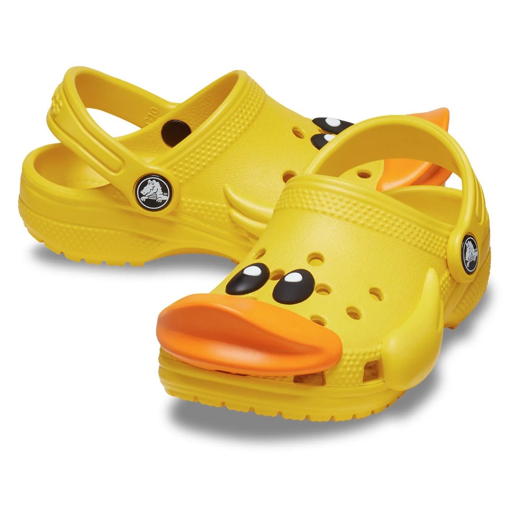 Crocs รองเท้าแตะ สำหรับเด็ก Toddler Classic I am Rubber Ducky Clog 210017-75Y  (1890)