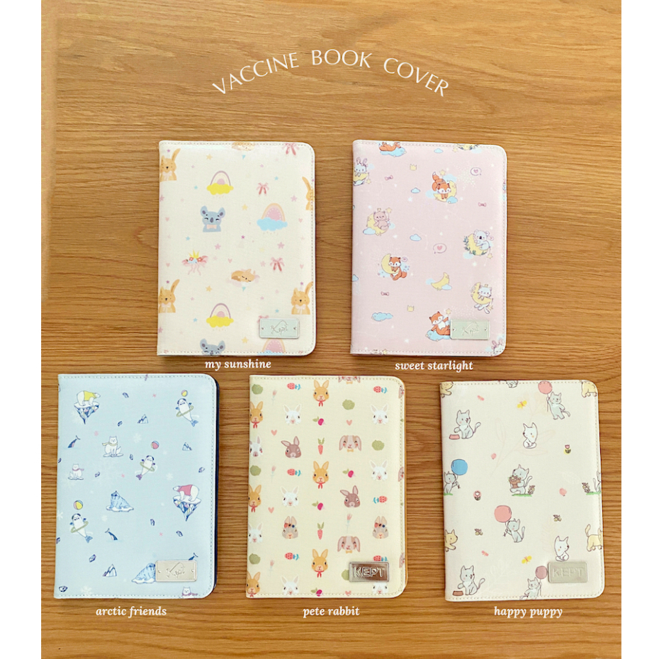 Vaccine Book Cover &Planner ปกสมุดวัคซีนลูกน้อย สมุดฝากครรภ์เล่มชมพู(size A5)ใส่ได้ทุกโรงพยาบาล