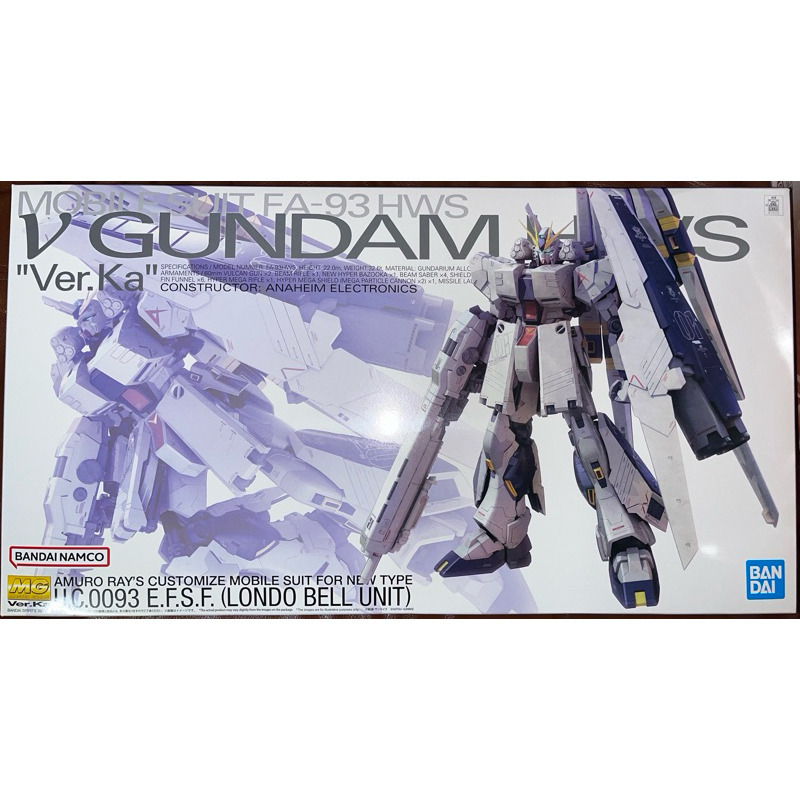 🔥(พร้อมจัดส่ง)🔥P Bandai Mg 1/100 Gundam Nu Hws Ver ka