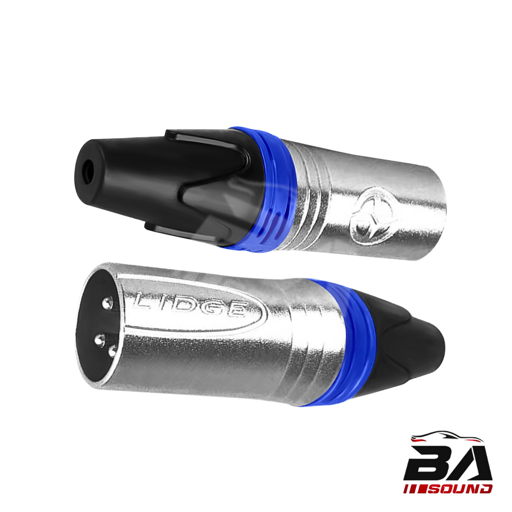 BA SOUND หัวคอนเน็คเตอร์ XLR ตัวผู้ โลหะ XP31 แจ็คไมค์ ปลั๊ก XLR ตัวผู้ หัวสายสัญญาณ XLR MALE แจ็ค XLR ปลั๊กแจ็ค XLR