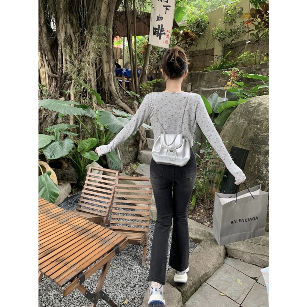 ส่งทันที Cici(J1007)ชุดSet เสื้อสายเดี่ยว+เสื้อคลุม ลายดอกไม้ มินิมอลมินิใจ ใส่แล้วได้ลุคคุณหนู ราคา ถูกที่สุด ดีลบีเคเค แกลเลอรีภาพที่ 4