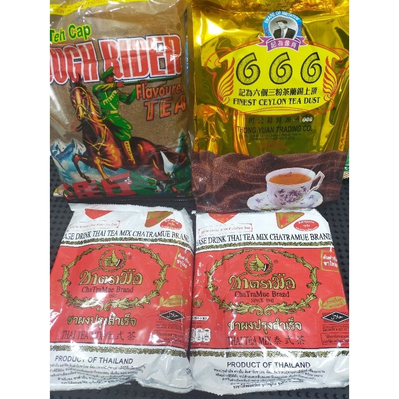 สูตรชาใต้ ม้าปืน1KG+ชา666 1 KG+ชาตรามือ400*2=800กรัม