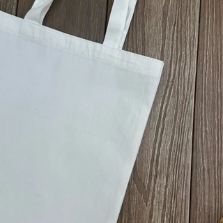 12x14นิ้ว ถุงผ้าดิบลายสอง(ฟอกขาว) ไม่มีจุด ทรงแบน พิมพ์สวย สีสด ใส่A41ริม ใส่ข้าวสาร5กก.
