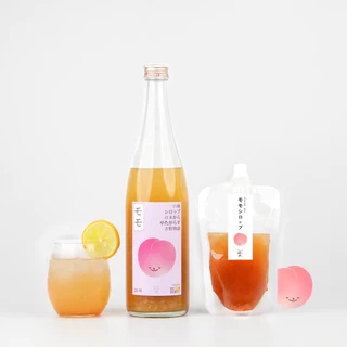 PREMIUM JAPANESE WHITE PEACH SYRUP 🍑🇯🇵 พีชขาวไซรับเข้มข้นผสมเนื้อพีชจริง พีชแท้จากญี่ปุ่น