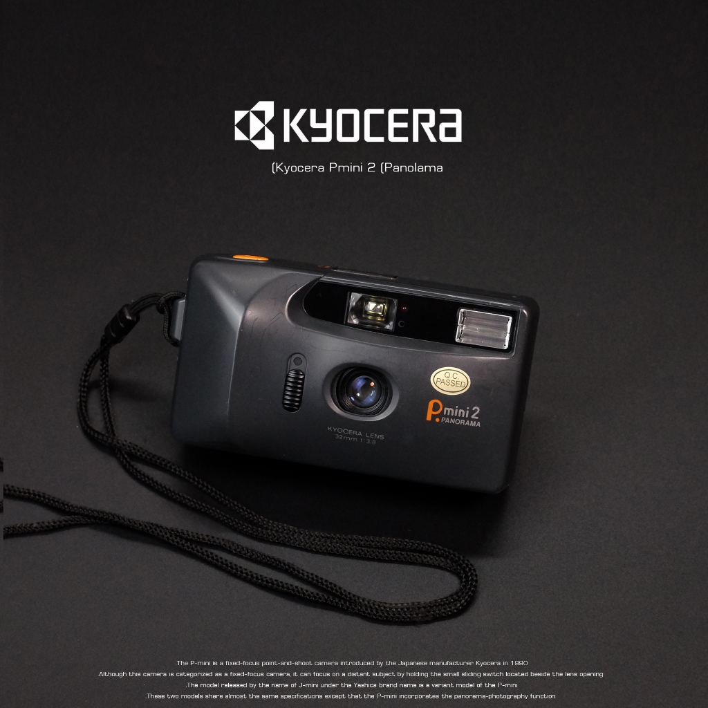 กล้องฟิล์ม LensFix ✅ Kyocera Pmini 2 (Panolama) ✅ เลนส์ 32mm f/3.5