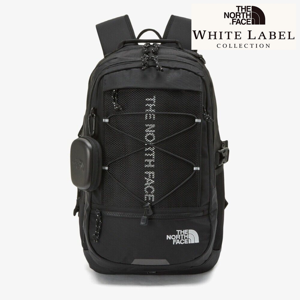 The North Face White Label Super Pack II Black กระเป๋าเป้สะพายหลัง/แคมป์ปิ้ง/เดินทาง/เเล็ปท็อป