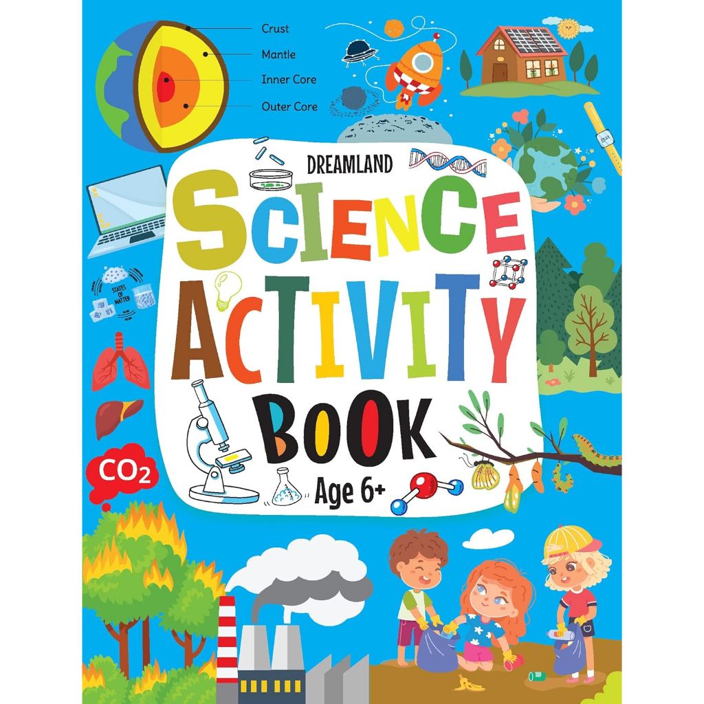 (Age6-8) Science Activity Book for Children สมุดกิจกรรมวิทยาศาสตร์ สำหรับเด็ก  แบบฝึกหัดวิทย์ (พร้อมส่ง)[9789395588133]