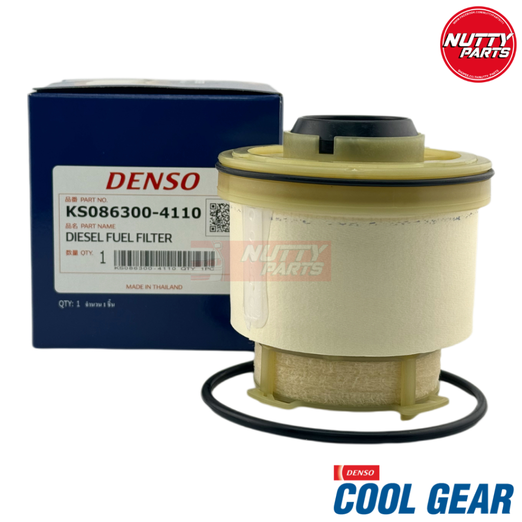 Denso กรองโซล่า กรองดีเซล MITSUBISHI NEW TRITON / NEW PAJERO SPORT ปี15-20 , 1770A337 ไทรทัน ปาเจโร่สปอร์ต 086300-4110