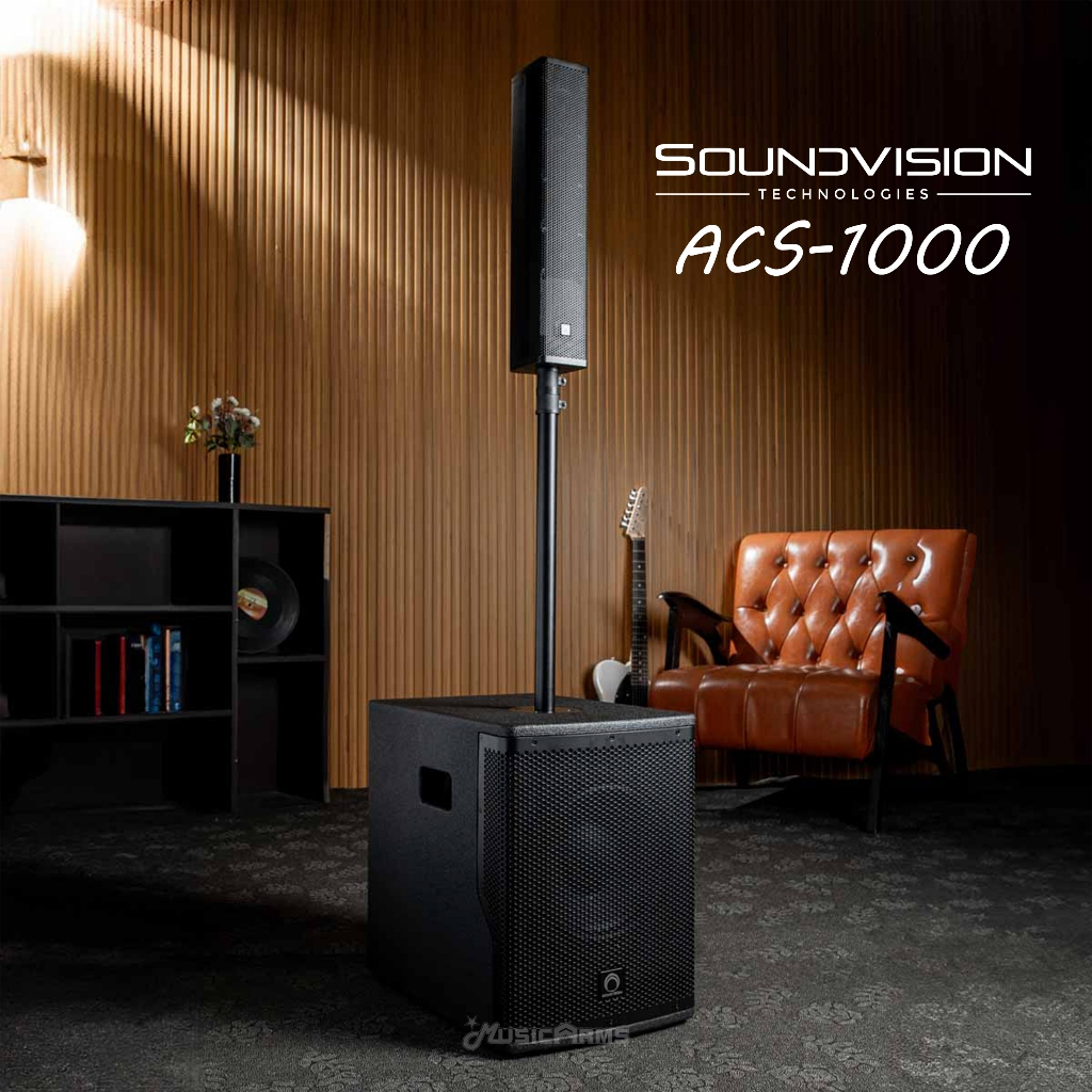 SOUNDVISION ACS-1000 ลำโพงคอลัมน์แอคทีฟ ACS 1000 Music Arms