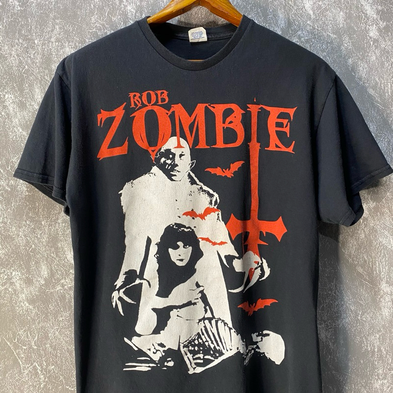 เสื้อวง Rob Zombie ตอกปี 2013 เสื้อมือสองวินเทจ ลิขสิทธิ์แท้