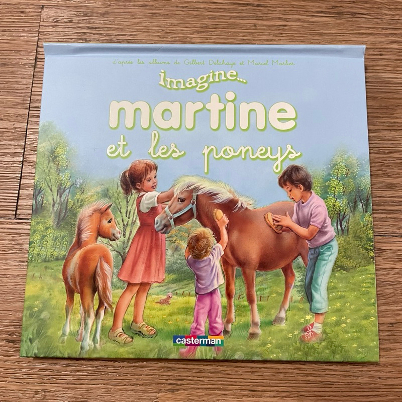 หนังสือป๊อปอัพ Les pop-up de Martine - Martine et les poneys
