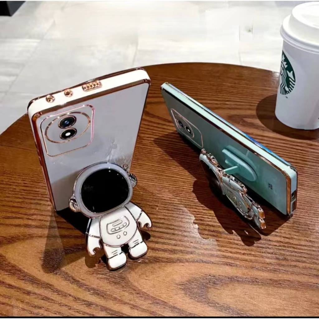เคส โทรศัพท์ สำหรับรุ่น vivo y11 y01 y02 y02a เคส อวกาศ ขาตั้ง