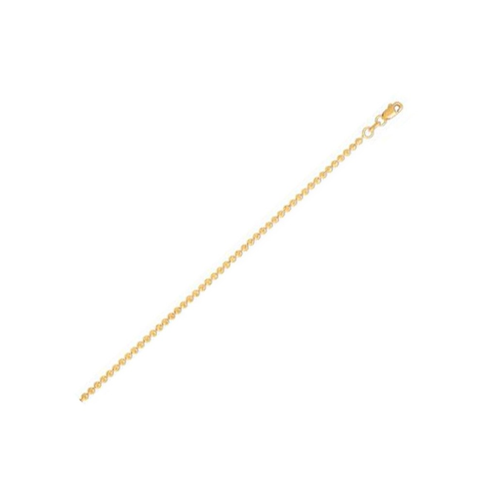Nathalias NY (2.00 มม.) โซ่ลูกปัด Moon Cut ทองคำ 14k Moon Cut Bead Chain in 14k Yellow Gold (2.00 mm) 69963