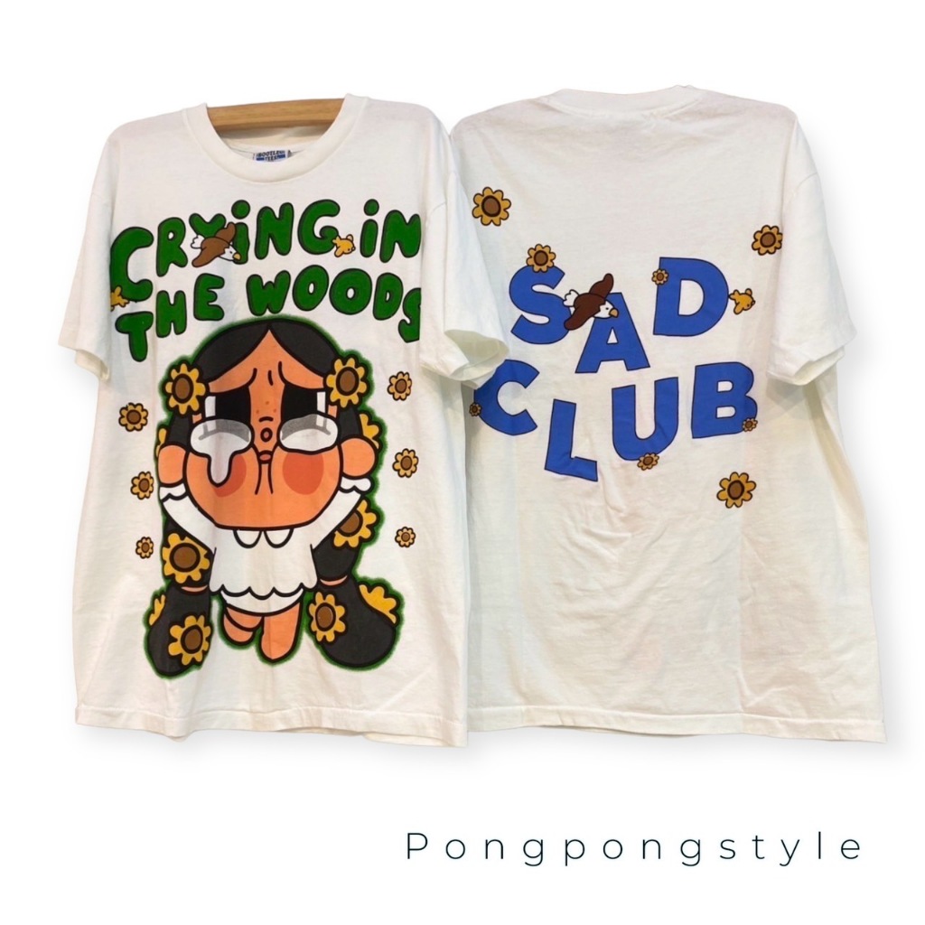 เสื้อยืดผ้าฟอก Unisex Cotton 100 งานใหม่ ทำเก่า ผ้าฟอกเฟดนุ่มไร้ตะเข็บข้าง สกรีนลาย หน้าหลัง