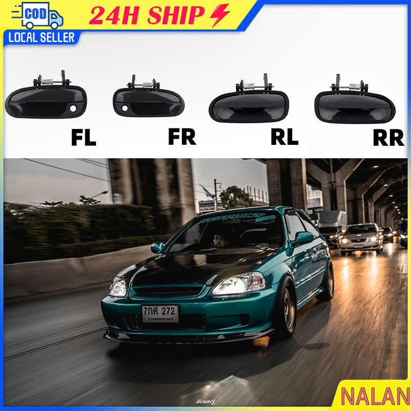 honda civic ปี1996-2000 ek 3  EK4 EK9 มือจับประตูรถยนต์ด้านนอก จัดส่งภัยใน24ชั่วโมง