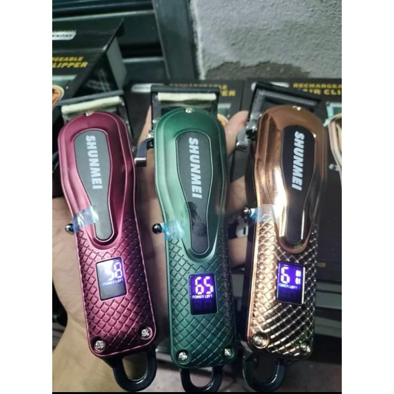 ปัตตาเลี่ยนShunmei809 มีจอ ลับคมพร้อมใช้ น้ำหนักเบา ชาร์จUSB