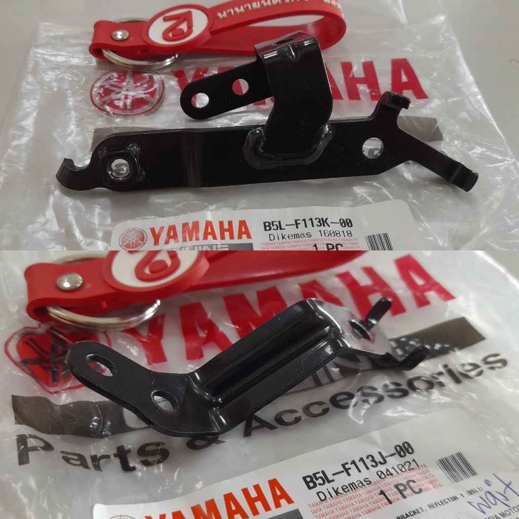 B5LF113J00-B5LF113K00 เหล็กยึดสะท้อนแสง L / R  YZF-R3 R25 (2019-2024) แท้ YAMAHA B5L-F113J-00 B5L-F1