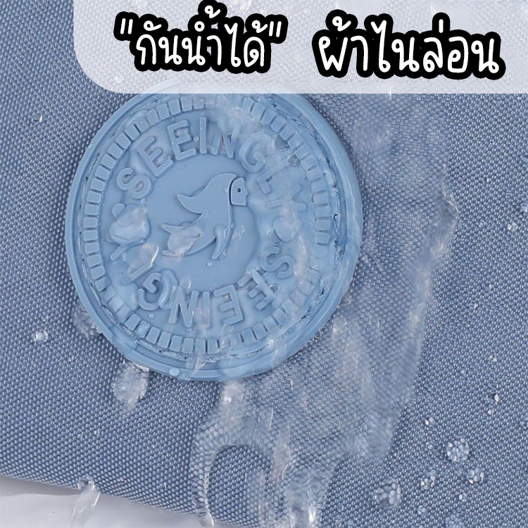 bangkoklist(BA2014) กระเป๋าถือ+คล้องมือขนาด8.5นิ้ว เป็นผ้าไนล่อนกันน้ำได้ มี2ซิป