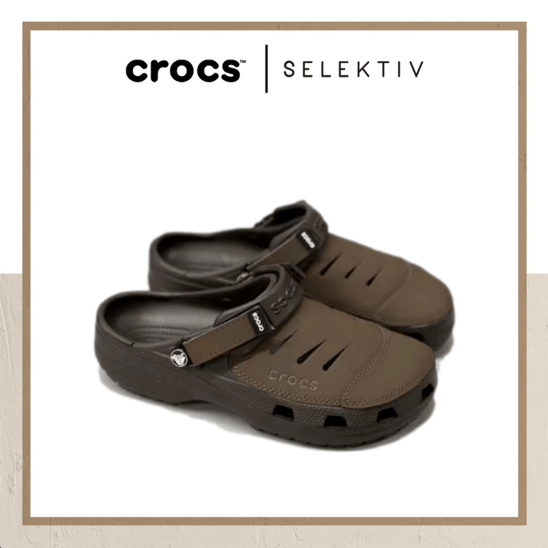 Crocs Yukonใส่โค้ด [JANJAH] ลดเพิ่ม15% รองเท้าผู้หญิง ส้นสูง รองเท้าหัวโต สวย นิ่ม ใส่สบ่าย