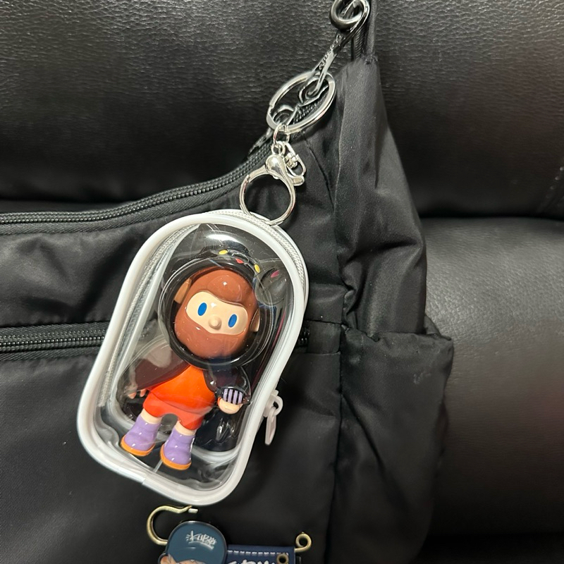 (พร้อมส่ง) พวงกุญแจกระเป๋า สำหรับใส่ Art toy