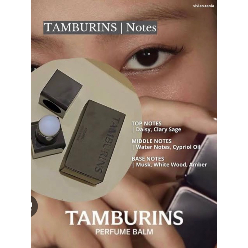 [พร้อมส่ง/ของแท้ 100%] TAMBURINS CHAMO PERFUME BALM 6.5G
