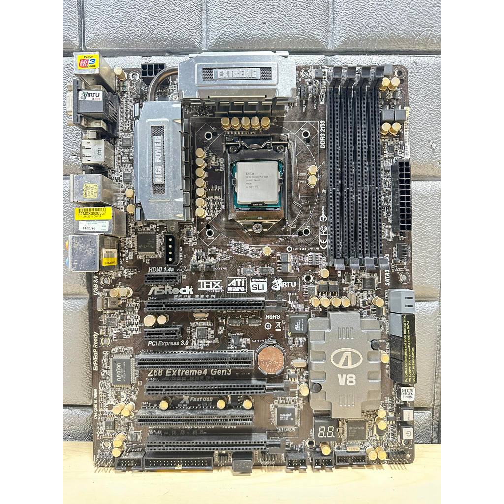 เมนบอร์ด LGA1155 GIGABYTE Z77/ ASUS Z68/ASROCK Z68 รองรับเจนที2-3  มือสองสภาพดี