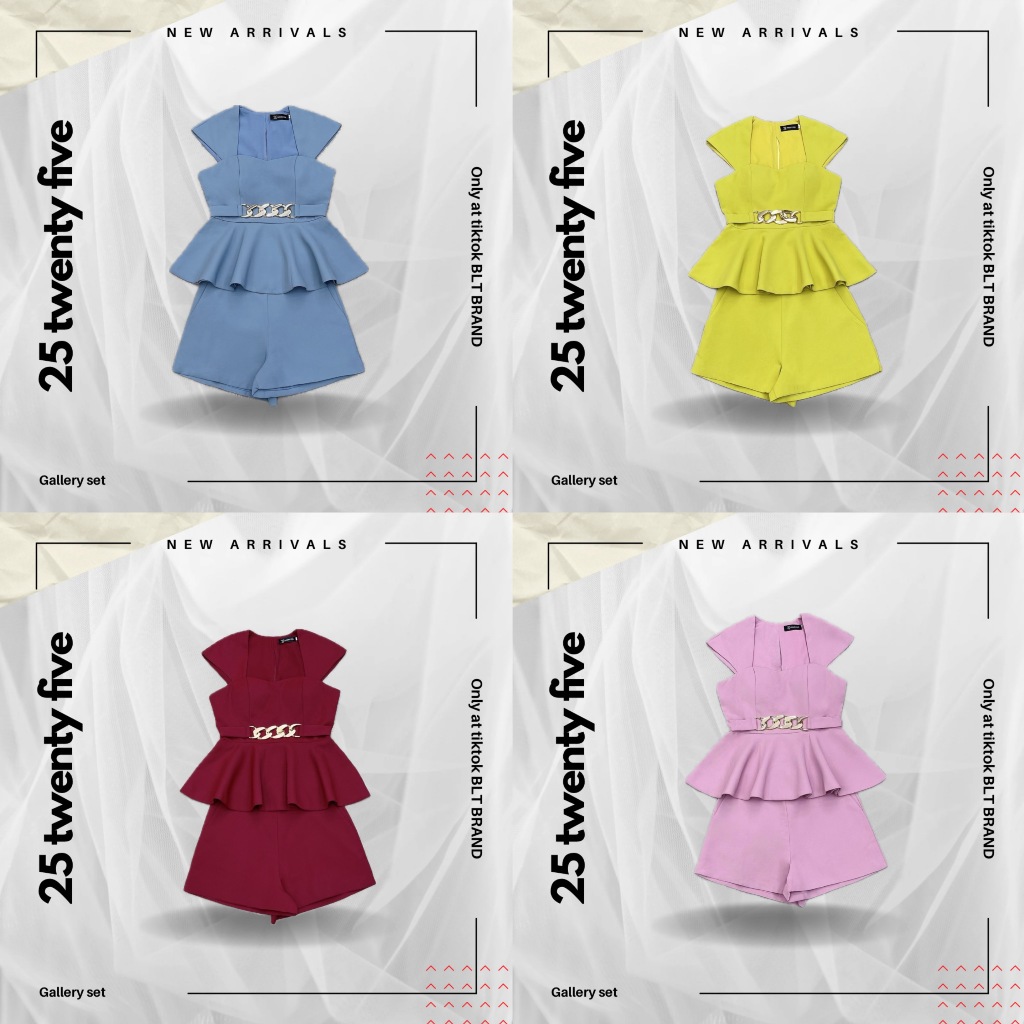25 twenty five ชุดเซ็ท ชุดเที่ยว ชุดคาเฟ่ ชุดทำงาน